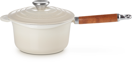 Le Creuset Gietijzeren Steelpan met Deksel Meringue 18cm - 1