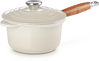 Le Creuset Gietijzeren Steelpan met Deksel Meringue 18cm - 6