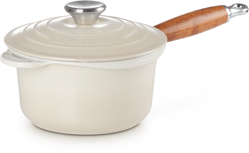 Le Creuset Gietijzeren Steelpan met Deksel Meringue 18cm - 6