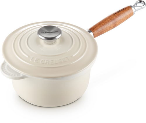 Le Creuset Gietijzeren Steelpan met Deksel Meringue 18cm - 7