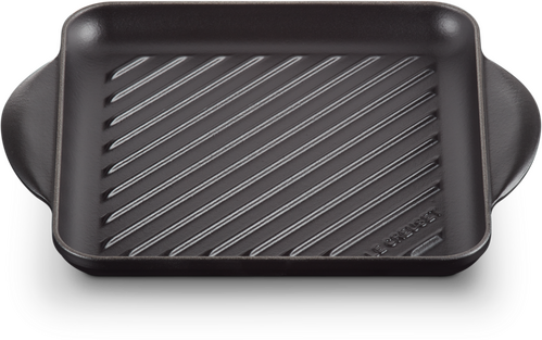 Le Creuset Gietijzeren Vierkante Grill Mat Zwart 24cm - 3