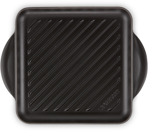 Le Creuset Gietijzeren Vierkante Grill Mat Zwart 24cm - 5
