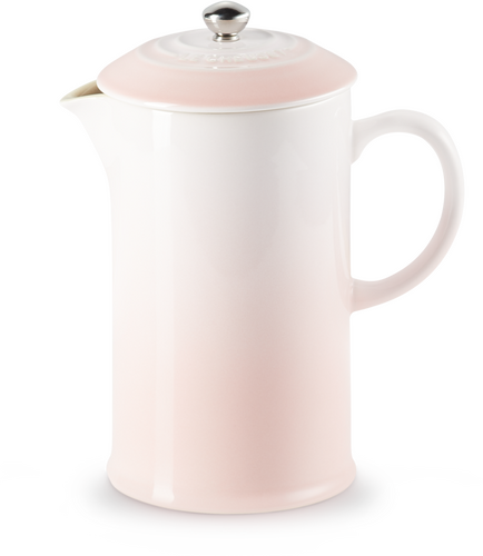 Le Creuset Koffiepot met Pers Shell Pink 22cm 0,8l-0