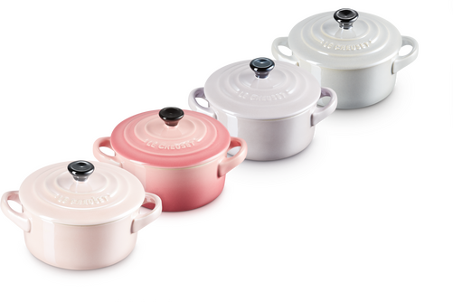 Le Creuset Mini Braadpannetjes 4 Set Metallic CP/RQ/BP/MG - 1