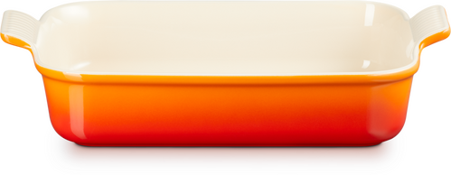 Le Creuset Rechthoekige Ovenschaal Oranje-rood 32cm 3,85l - 1