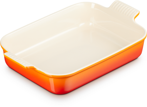 Le Creuset Rechthoekige Ovenschaal Oranje-rood 32cm 3,85l - 6