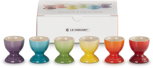 Le Creuset Regenboog Set Eierdopjes Per 6-4