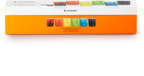 Le Creuset Regenboog Set Espressokopjes Per 6 100ml-7