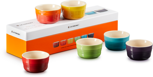 Le Creuset Regenboog Set Mini-ramekins Per 6 100ml-1