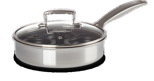 Le Creuset RVS Pocheerpan 20cm 1,5l-8