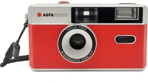 Agfa Photo Reusable Photo Camera 35mm (Red) - 1