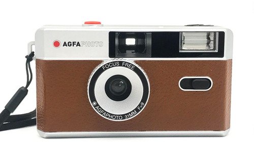 Agfa Photo Reusable Photo Camera 35mm (Brown) - 1