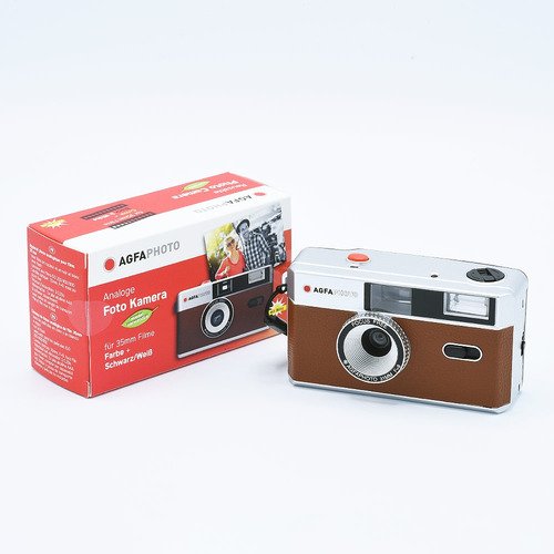 Agfa Photo Reusable Photo Camera 35mm (Brown) - 2