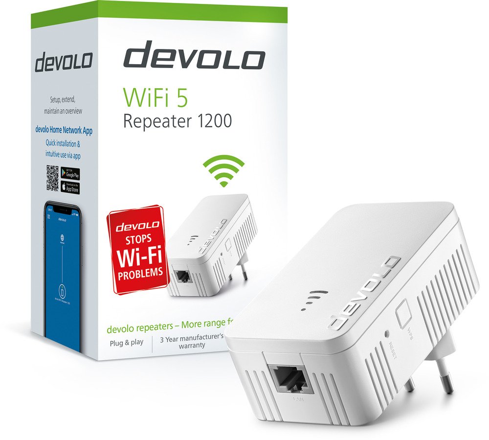 Devolo WiFi 5 Repeater 1200 | WiFi Repeater | 4250059688698