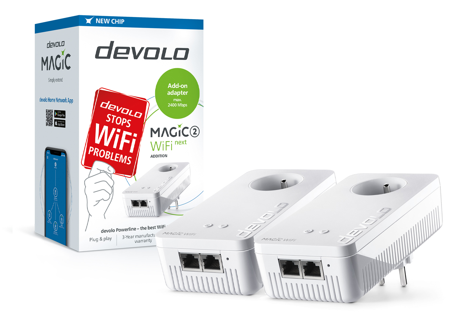 devolo Magic 2 WiFi Next Extension (2 pièces) (BE) - 1