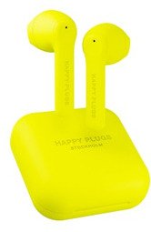Happy Plugs Air 1 Go, neon geel