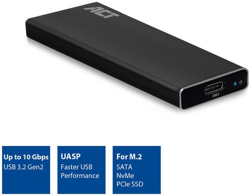ACT USB-C To NVMe SSD Enclosure AC1605 - 2