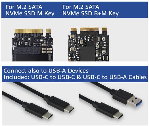 ACT USB-C To NVMe SSD Enclosure AC1605 - 4