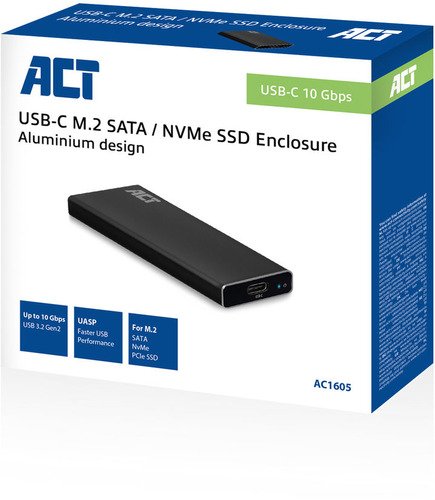 ACT USB-C To NVMe SSD Enclosure AC1605 - 6