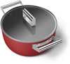 Smeg Faitout 24cm Rouge - 8
