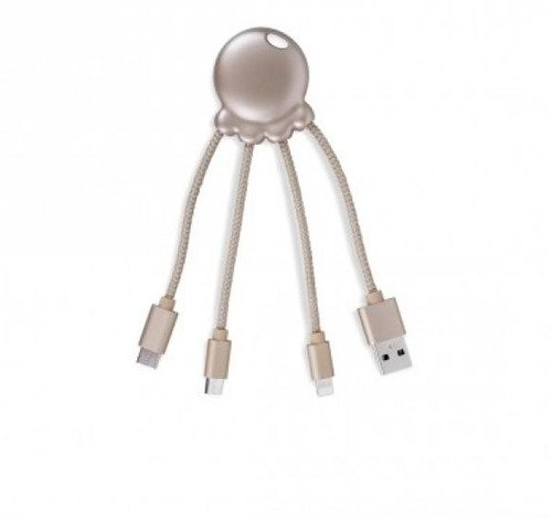 Xoopar Octopus Charge Cable Gold