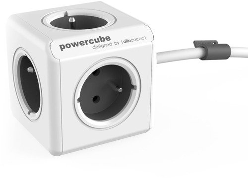 Allocacoc PowerCube Extended Grey 1,5m cable (FR)