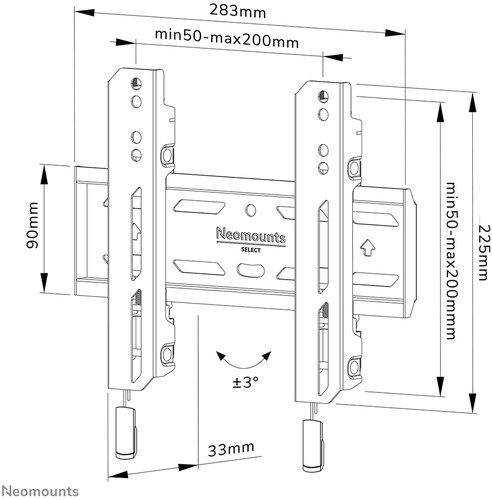 Neomounts Select Support mural WL30S-850BL12 - 19
