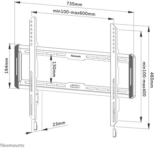Neomounts By Newstar Wall Mount WL30-550B16 - 16