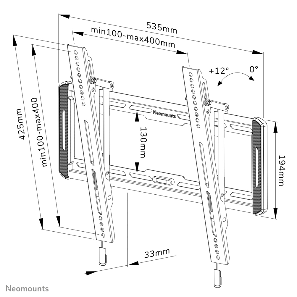 Neomounts By Newstar Wall Mount WL35-550B14 - 20