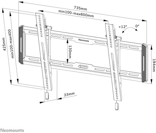 Neomounts By Newstar Wall Mount WL35-550B16 - 20