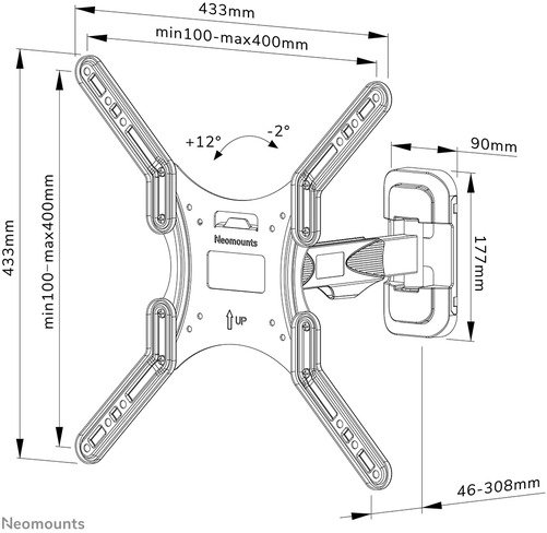 Neomounts By Newstar Wall Mount WL40-540B14 - 17