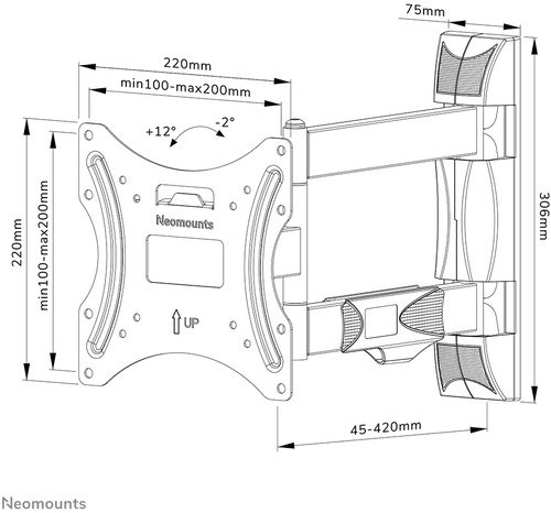 Neomounts By Newstar Wall Mount WL40-550B12 - 17