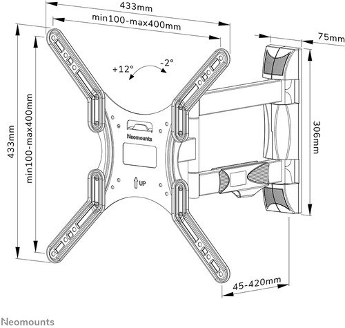 Neomounts By Newstar Wall Mount WL40-550B14 - 17