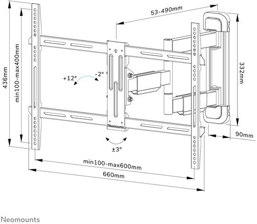 Neomounts By Newstar Wall Mount WL40-550B16 - 17
