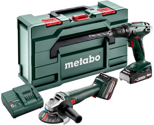 Metabo Accu Combo Set 18V BS 18 + W 18