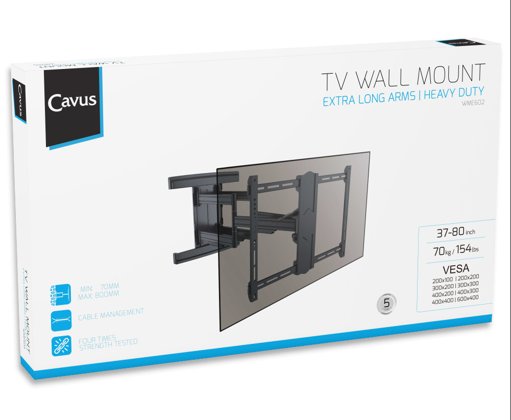 Cavus Support mural 37-80 inch WME602 - 8