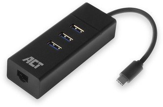 ACT AC6400 USB-C Hub 3x USB-A, Ethernet