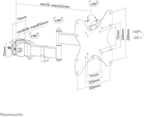Neomounts By Newstar FL40-450BL12 - 11