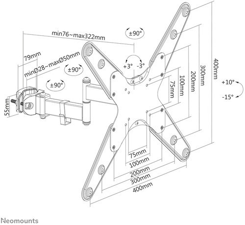 Neomounts By Newstar FL40-450BL14 - 13