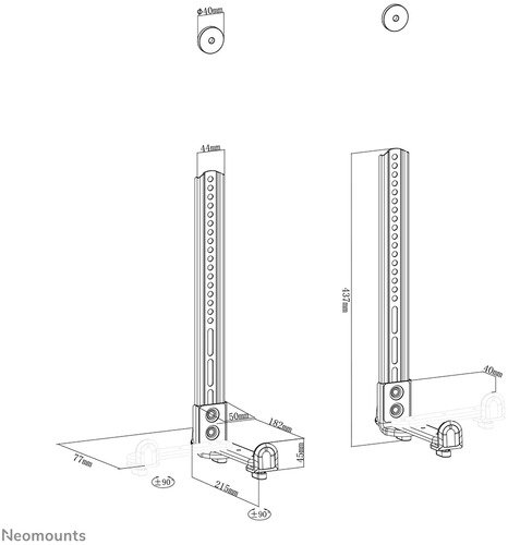 Neomounts By Newstar AWL29-650BL1 - 9