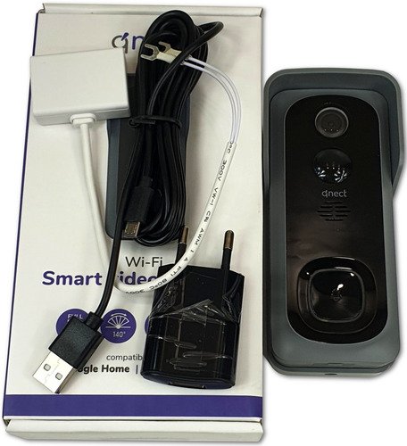 Qnect WiFi Hybrid 1080P Video Doorbell - 10