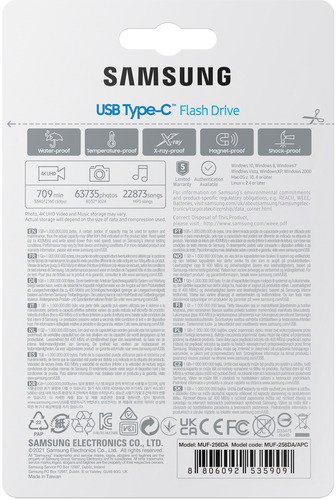 Samsung USB Flash Drive Type-C 256GB - 10