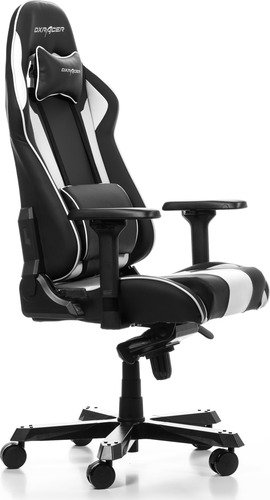 DXRacer King Gaming Chair - Black/White - 11