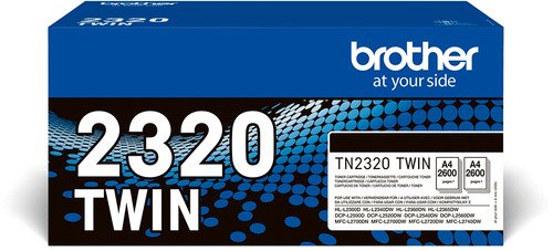 Brother TN2320 Twin-pack black - 1