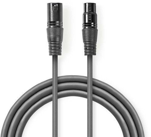 Nedis Balanced Audio Cable | XLR 3-PINS Male | XLR - 1