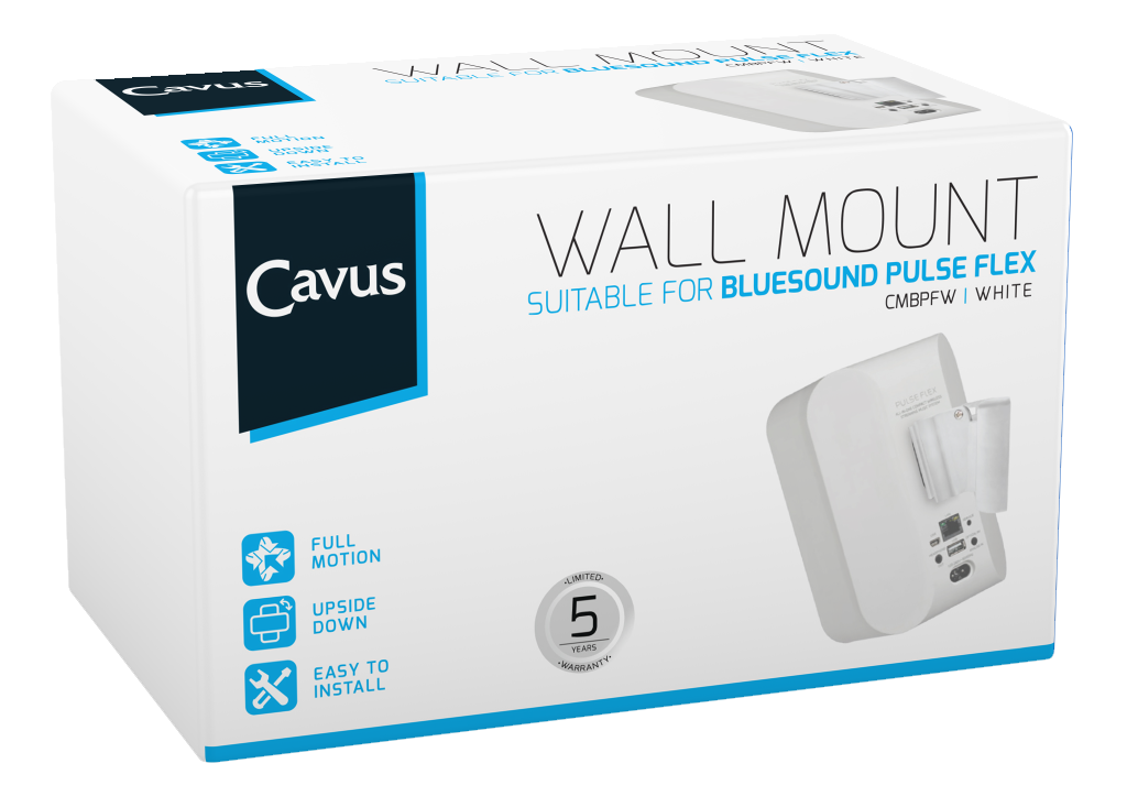 Cavus Support mural Bluesound Pulse Blanc - 5