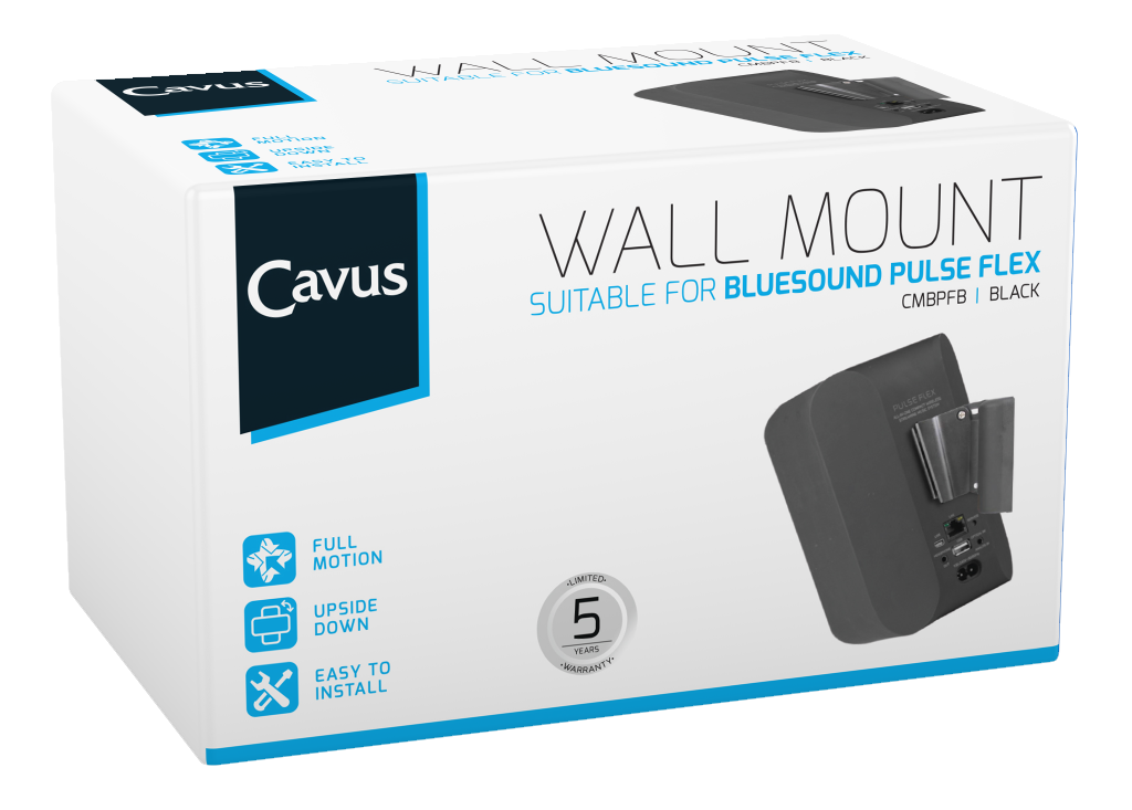 Cavus Muurbeugel Bluesound Pulse Zwart - 5