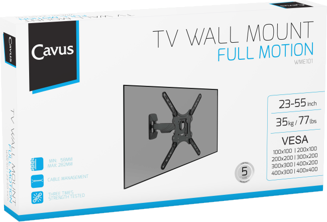 Cavus Muursteun 23-55 inch WME101 - 4