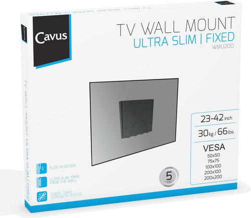 Cavus Support mural fixe univ WMU200 - 4