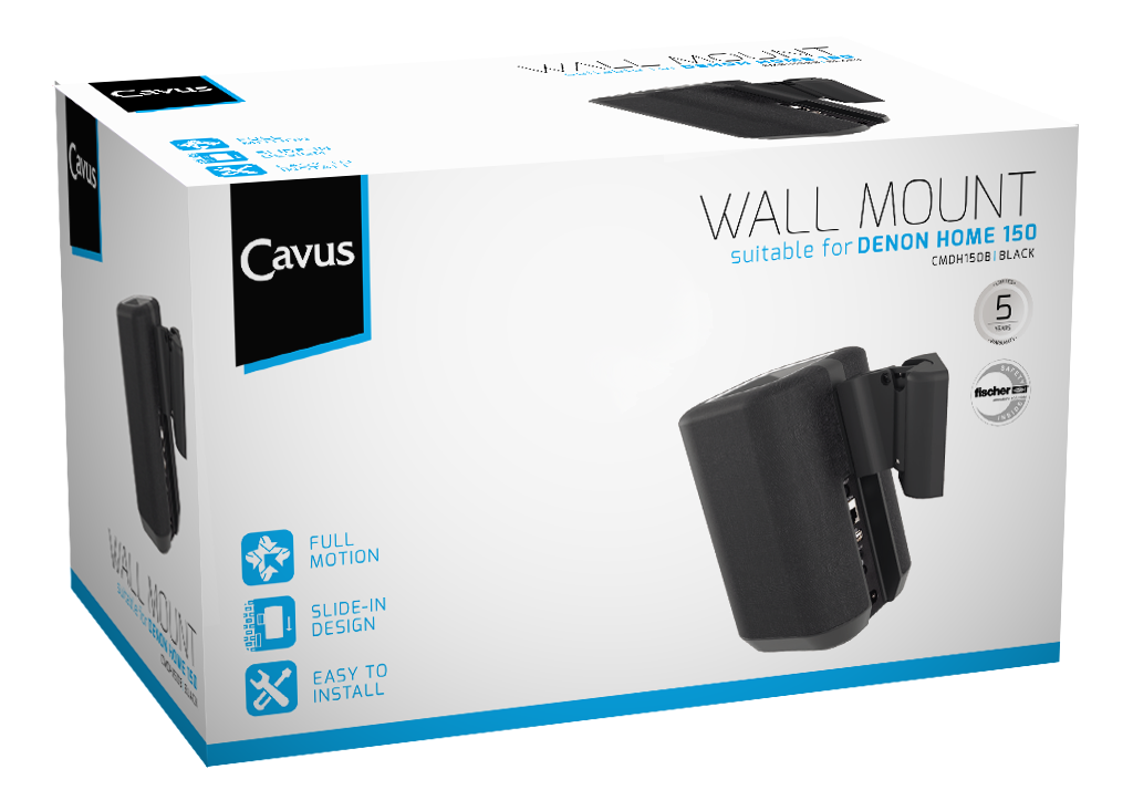 Cavus Support mural Denon Home 150 Noir - 7